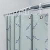 Blue Dolphin Printed Shower Curtain Waterproof Bath Decor Home Bathroom Decoration