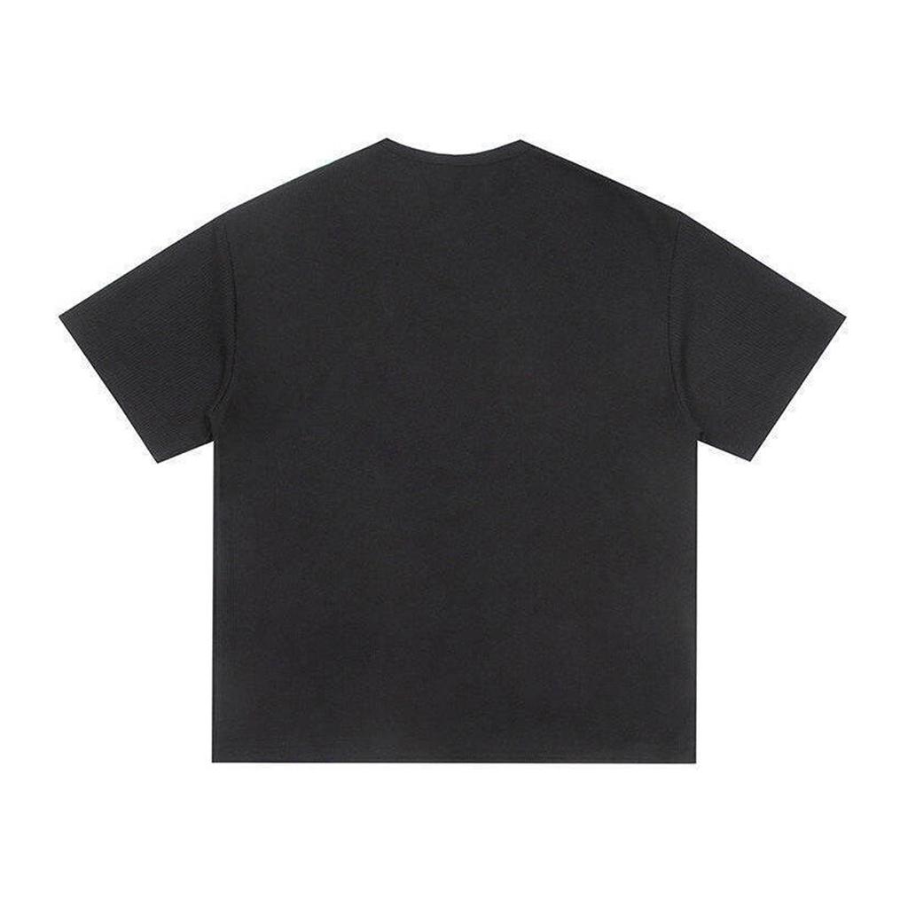 T-shirt Estiva da Uomo Muscolosa a Manica Corta con Collo a Bottone Aperto T-shirt Sportiva