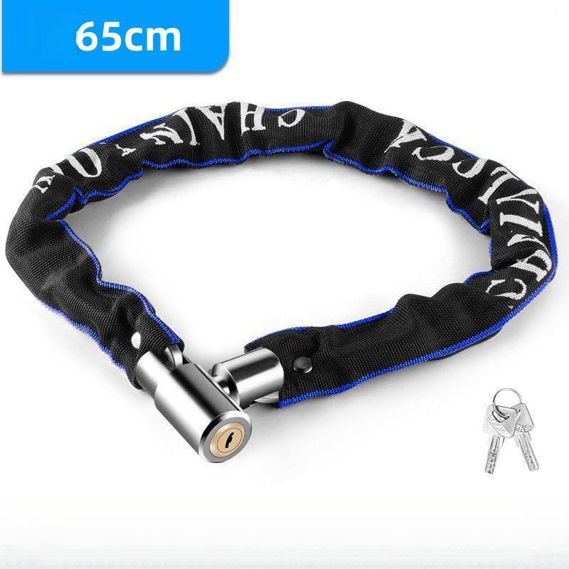 Electric Bike Battery Bike Bicycle Lock Anti-Theft Chain Lock Mountain Bike Lock Anti-Shear Extended Thickened Chain Lock