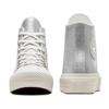 Converse All Star Lift Comode e Versatili Resistenti all'Abrasione e Leggere Espadrillas High Top Donna Argento