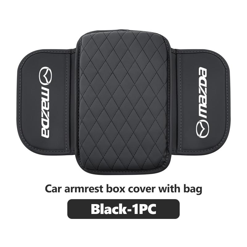 

For Mazda Leather Car Center Console Protector Cover Storage Pocket CX3 CX-5 CX5 CX7 CX9 MX5 Axela Atenza Allegro