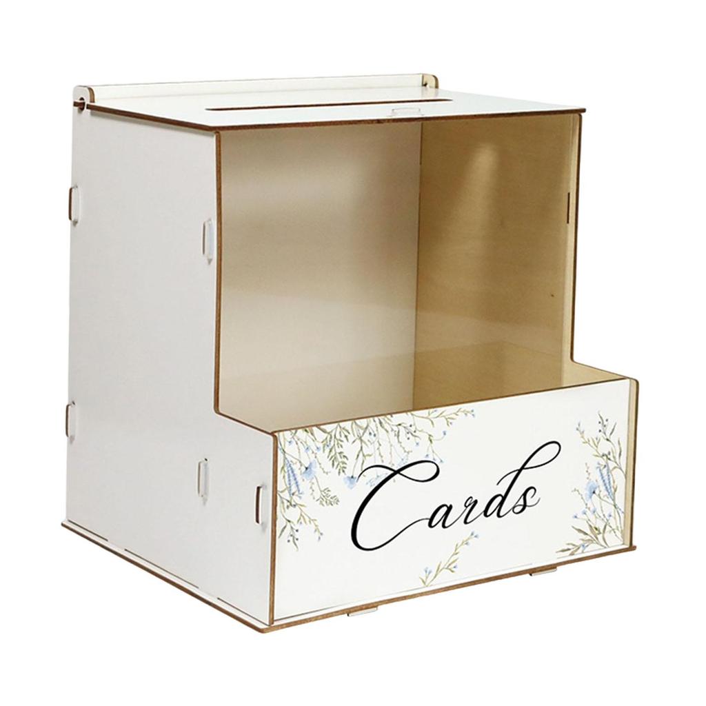 Wooden Wedding Card Box Wedding Money Box Elegant Greeting Card Box Card Holder