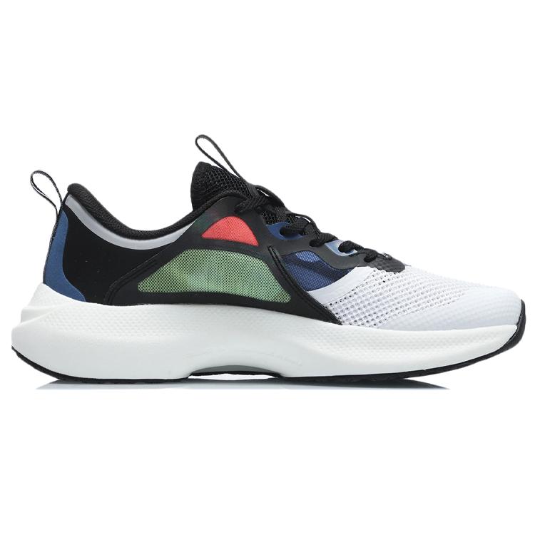 Li Ning Textile, TPU Cushioning Slip Resistant Abrasion Resistant Breathable Lightweight Low top Sports Casual Shoes AGLR037-4