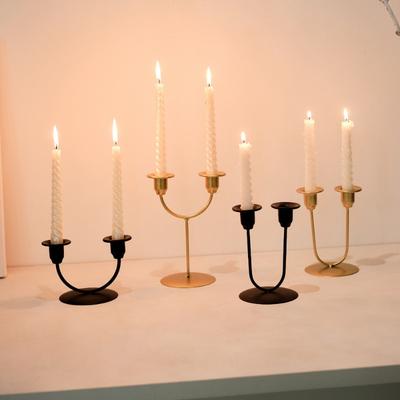 Romantisches Candlelight-Dinner Eisenleuchter Dekorative Artikel Foto-Requisiten Atmosphäre
