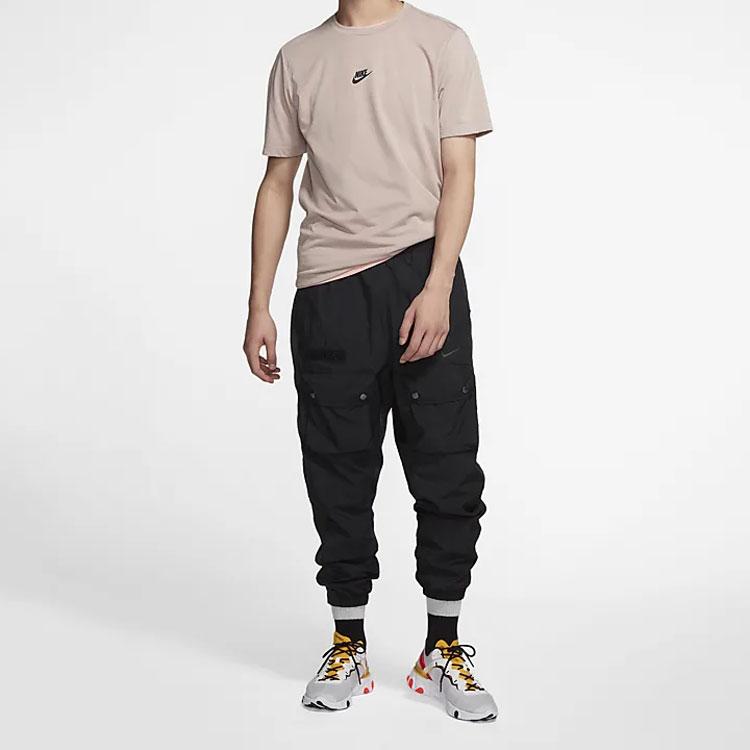 Nike Sportswear Drawstring Woven Casual Pants Men Bottoms Black BV5371-082