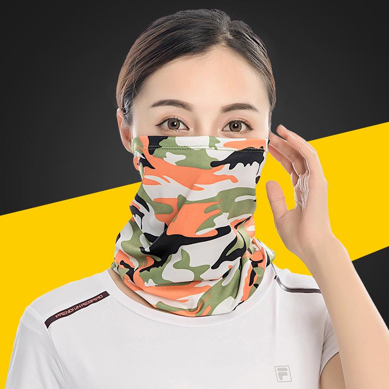 Cooling Ice Silk Outdoor Bandana: Versatile, Breathable, Sun-Protective Neck Gaiter for Cycling