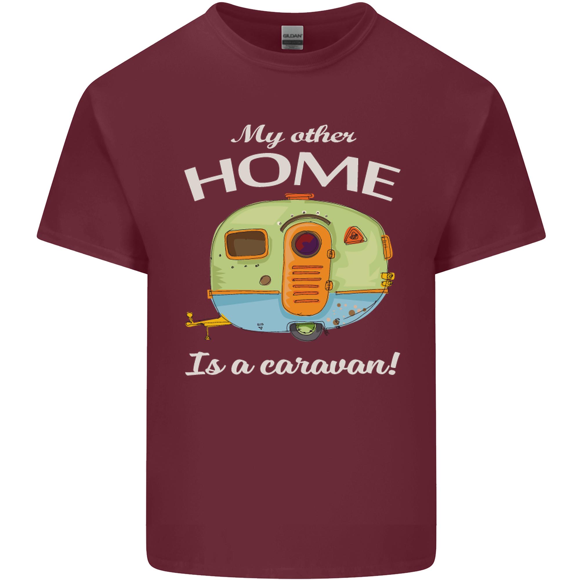 My Other Home Is a Caravan Caravanning Unisexs Light Cotton TShirt S
