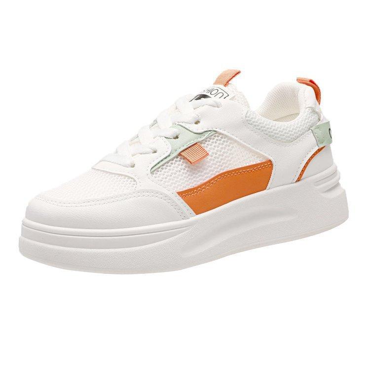 Little white shoes women's 2025 new summer mesh breathable women's shoes versatile Korean version of sports and leisure shoes dad shoes tide