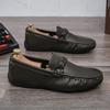 New  Versatile Men's Casual Single Shoes British Style Breathable Soft Soled Loafers Comfortable Flat Bottomed Lazy Shoes