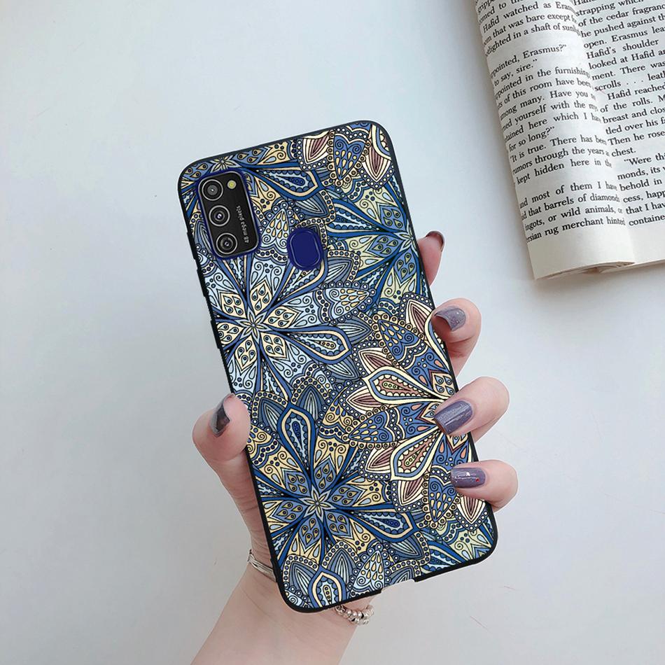Cute Cartoon Case For Samsung Galaxy M51 M31 M21 M31S M21S M30S Case Candy Colorful Anime Painting TPU Silicone Cover Case Funda