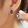 Bolaijewelry Natural Iolite Silver Clasp Awesome Earring for Women & Sister Birthday & Party Fine Jewelry Gift