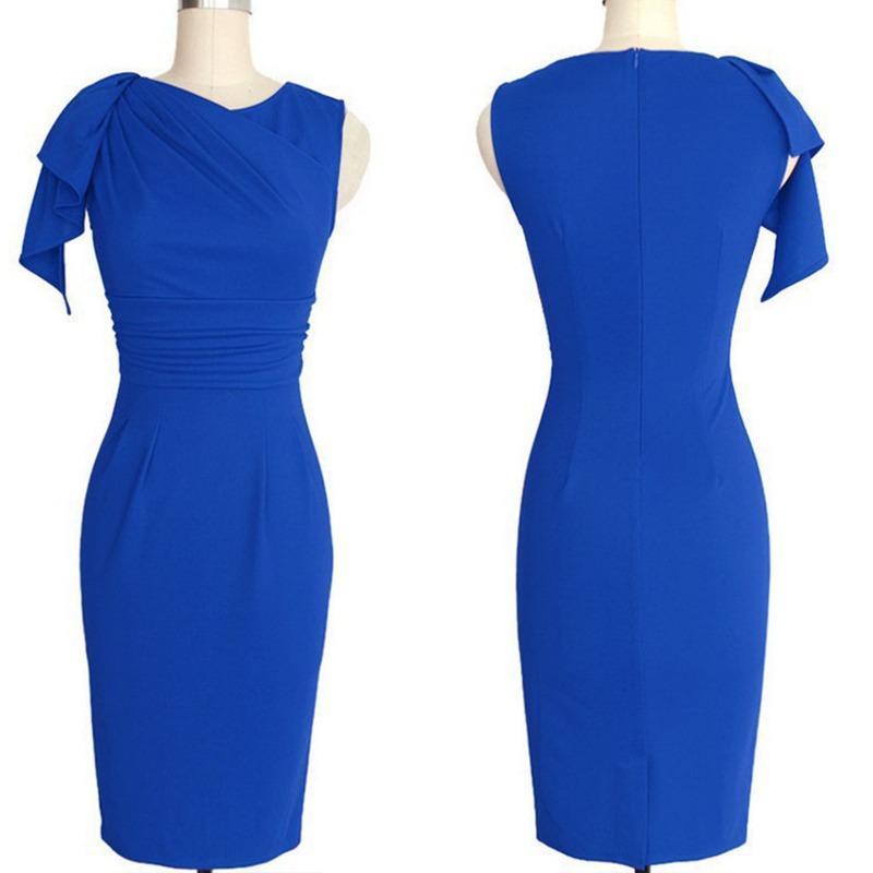 Women's clothing, hip-wrapped medium and long dresses, spring and summer new evening dresses.