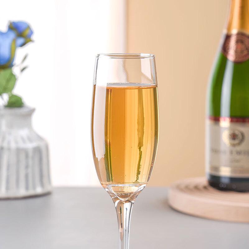 CLITON Crystal Champagne & Wine Glasses Set