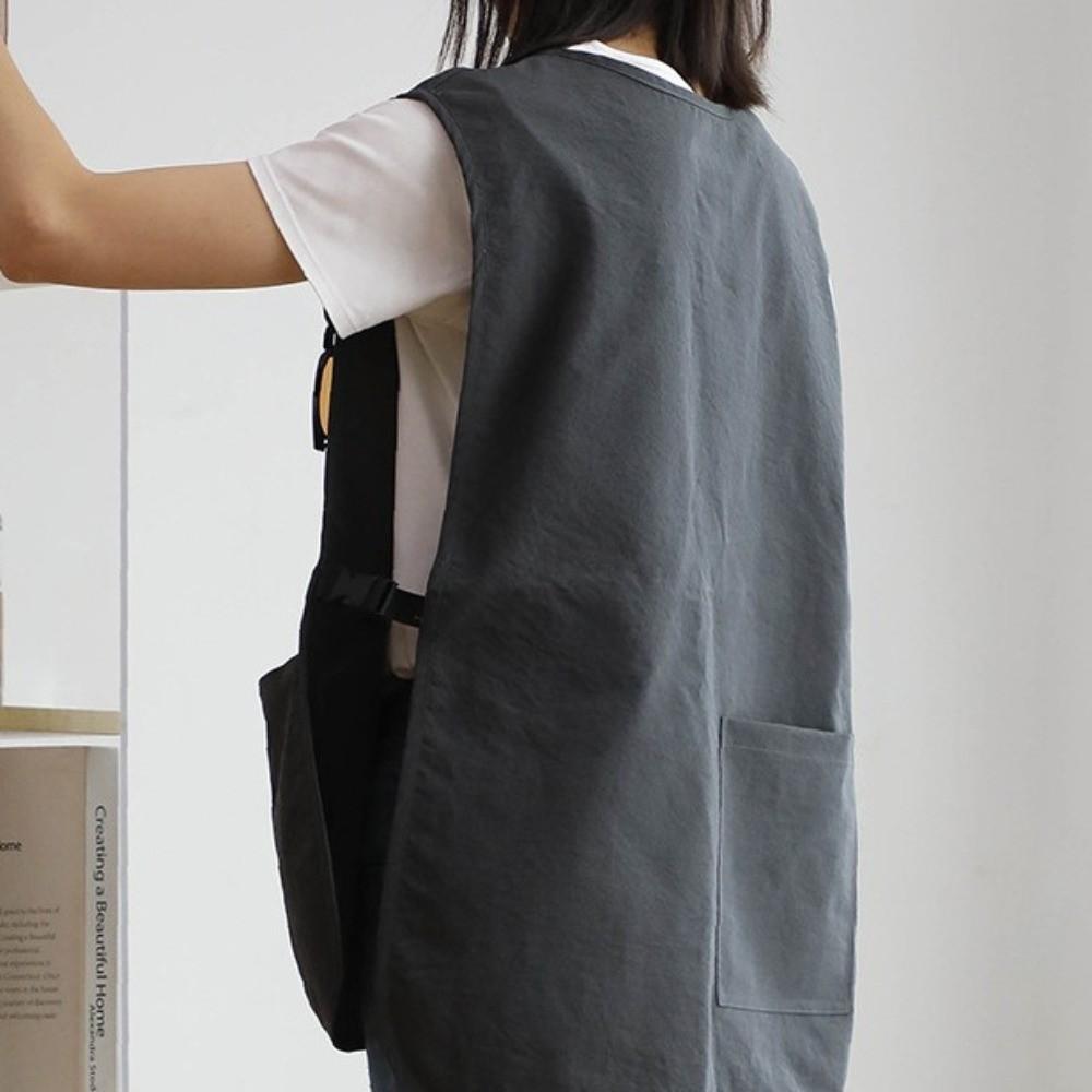 Japanese Household Kitchen Apron Adjustable Salon Barber Cape Waterproof Work Clothes  Outdoor
