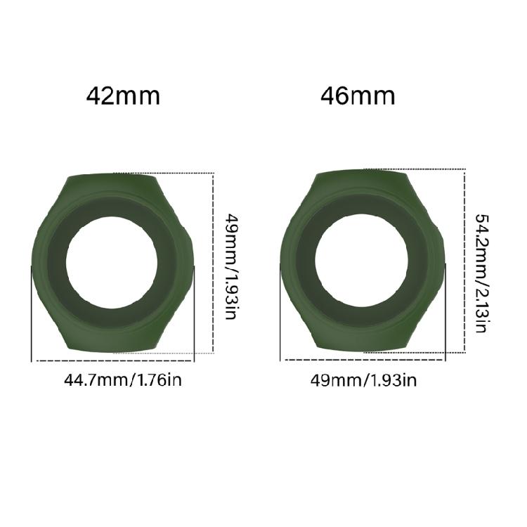 Smartwatch Silicone Guard Soft Protective Case Shield Against Dust Impact Simple to Attach Detach for Watch 5 42mm 46mm