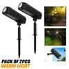 LED Outdoor Solar Lawn Lights Landscape Spotlights IP65 Waterproof Solar Powered Pathway Lamp Yard Garden Spot Light
