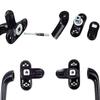 Universal Window Handles with Lock Handle Aluminum Alloy Door Handle Replacement Casement Locking Handle for Door Window