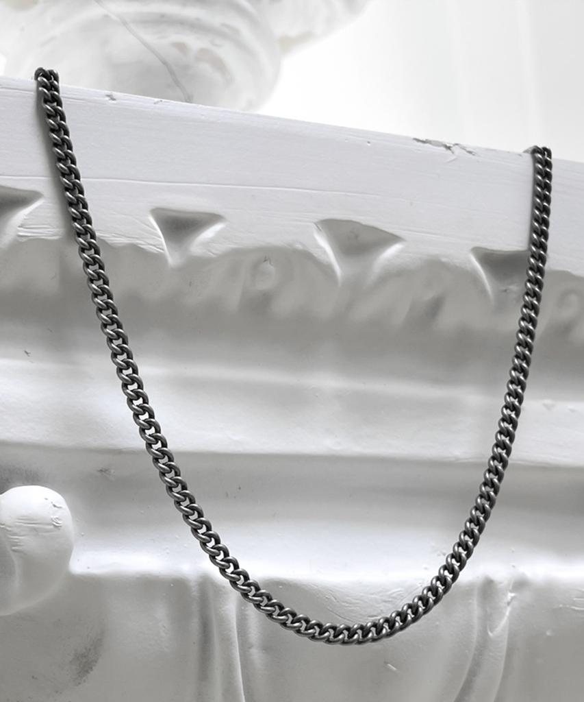Blessed Bullet 2.5Mm Classic Chain Necklace_Dark Silver/Vintage Silver/Antique Gold