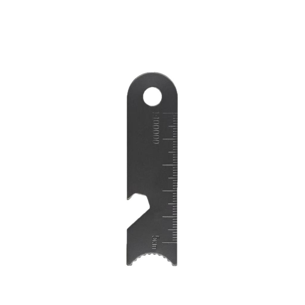 Multifunctional Outdoor Fire Starter: Flint Scraper, Blade, Ruler, Bottle Opener