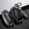Metallic Glass Wood Grain Car Key Case Anti Scratch Anti Dust for Hyundai kona 2017 i30 ix35 solaris Azera ELANTRA GRANDEUR IG E5