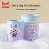 Mao Ren Girls' 100% Cotton Cute Lace Mid-Calf Socks