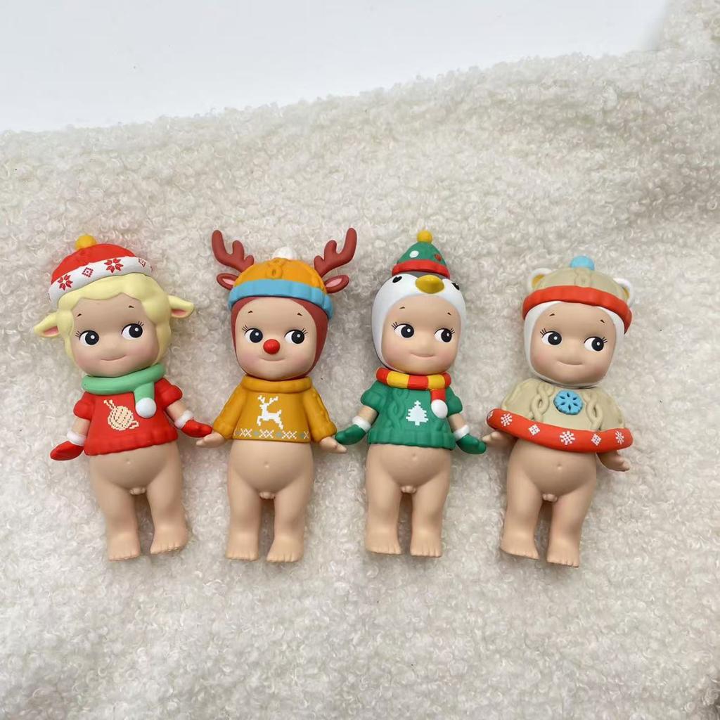 Sonny Angel Mini Figure Christmas Series No box No bag Blind Box SAS65629 Wool Sheep Reindeer Penguin Snowman SAS65629