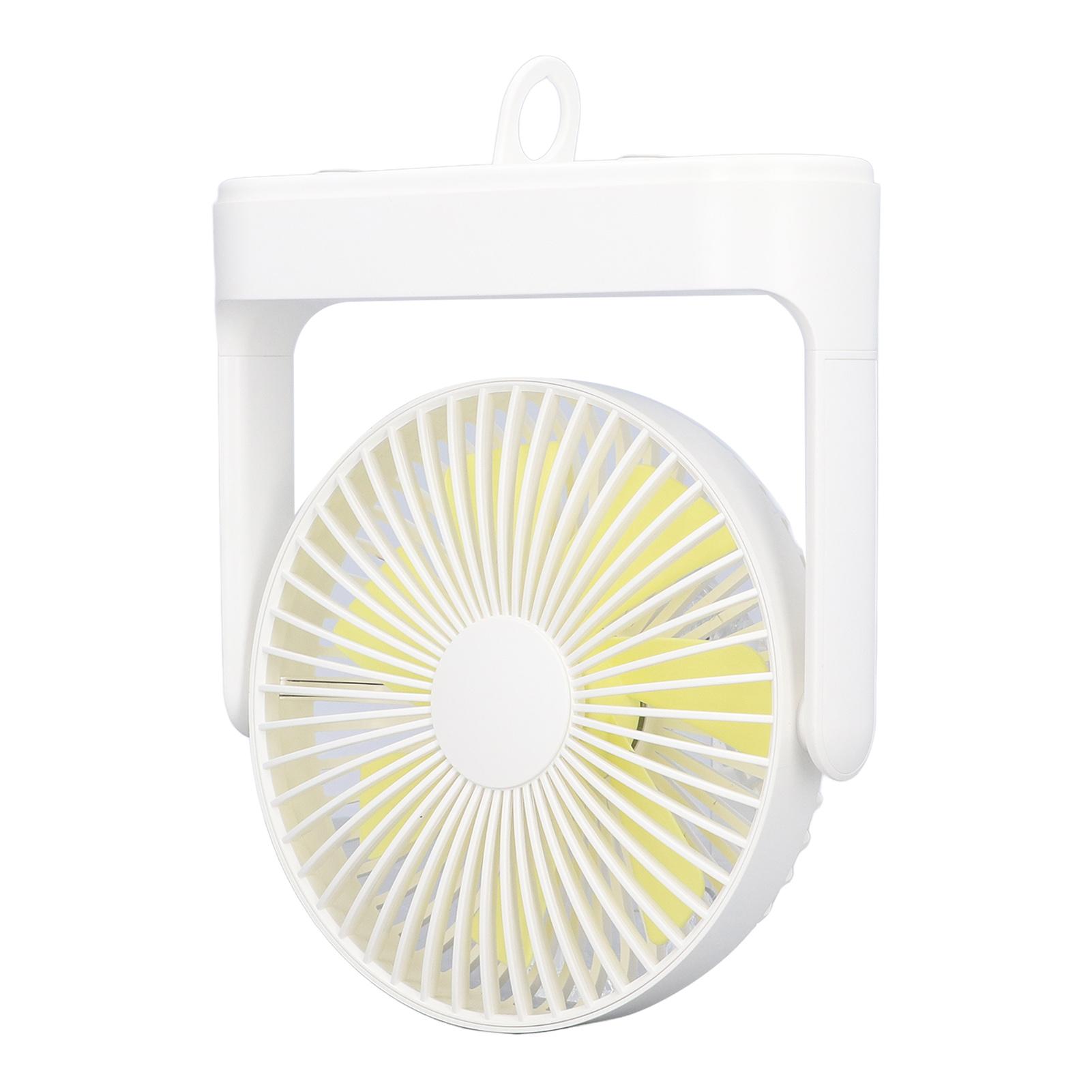 

USB Desk Fan Wall Mounted Hanging Desk 3 in 1 4 Speeds 270 degrees Wide Angle Detachable Portable Multifunctional Desktop Fan