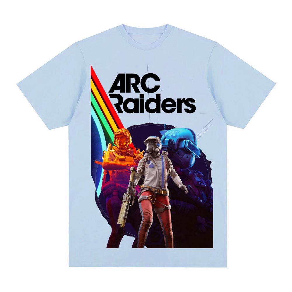 ARC Raiders Game Print TShirt 2025 New High Quality GAME Graphic Printing TEE 100cotton Comfortable Round Neck Soft Tees