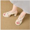Fashion 2025 Summer Womens Sandals Trend Solid Color Comfortable Thick Sole High Heels New Brand Designer PU Outdoor Party Dress Sandals