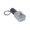 DC12V 24V Powerful Torque Gearmotor Metal Turbo Worm Gearbox Type-D Shaft Reversed Low Speed 70kg.cm Self-Lock Worm Gear Motor