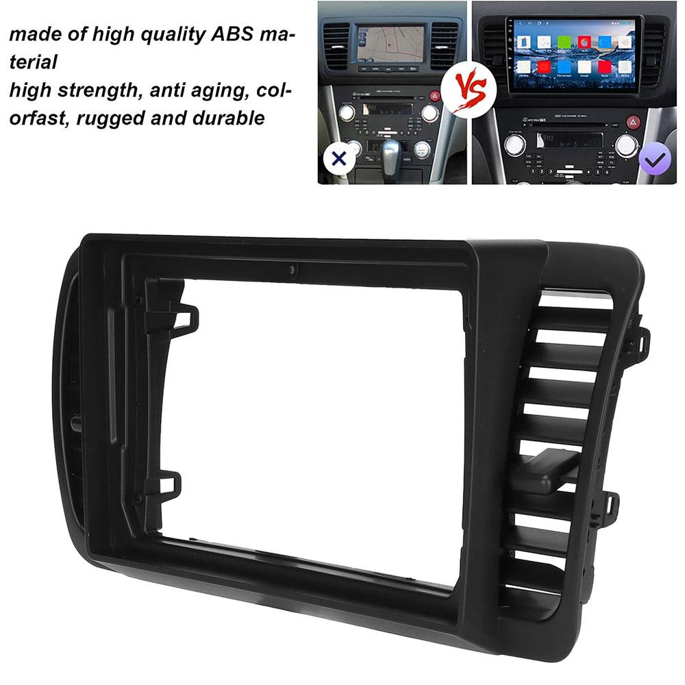 2-Din Car Stereo Radio Fascia Panel Trim Frame For Subaru Outback Legacy 2004-09
