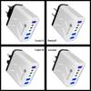 PD25W Fast Charger, 6-Port, 3 USB, 3 PD55W, QC3.0, Compatible with EU/US/UK/AU Standards