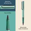 Lamy Mint Transparent Rollerball Pen with an Ergonomic Grip and Medium Line Lightweight Aluminum Includes a Medium Rollerball 63 AL-star - Width.