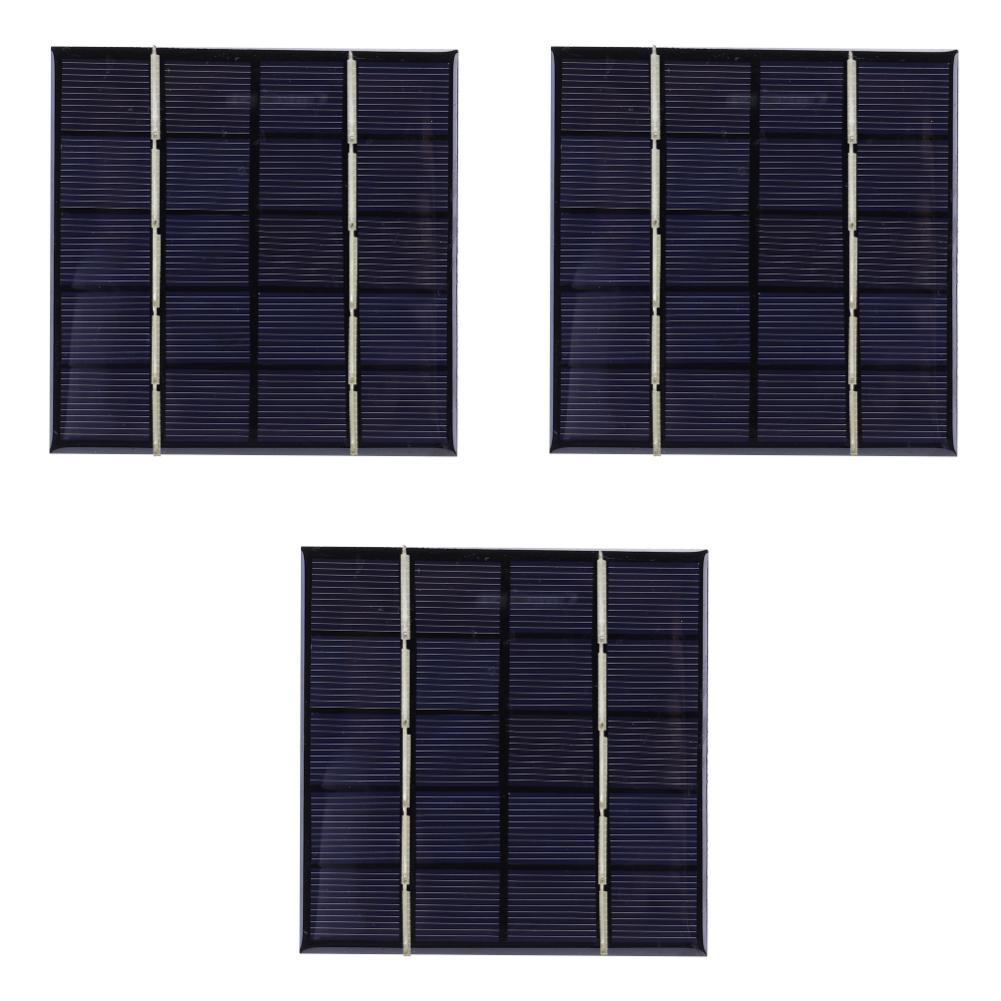 2-5Pcs Solar Charging Panel for Light 3W 5V Portable Photovoltaic Cells Solar Plate for 3.7V Battery 3-5V Battery/Phone Charger