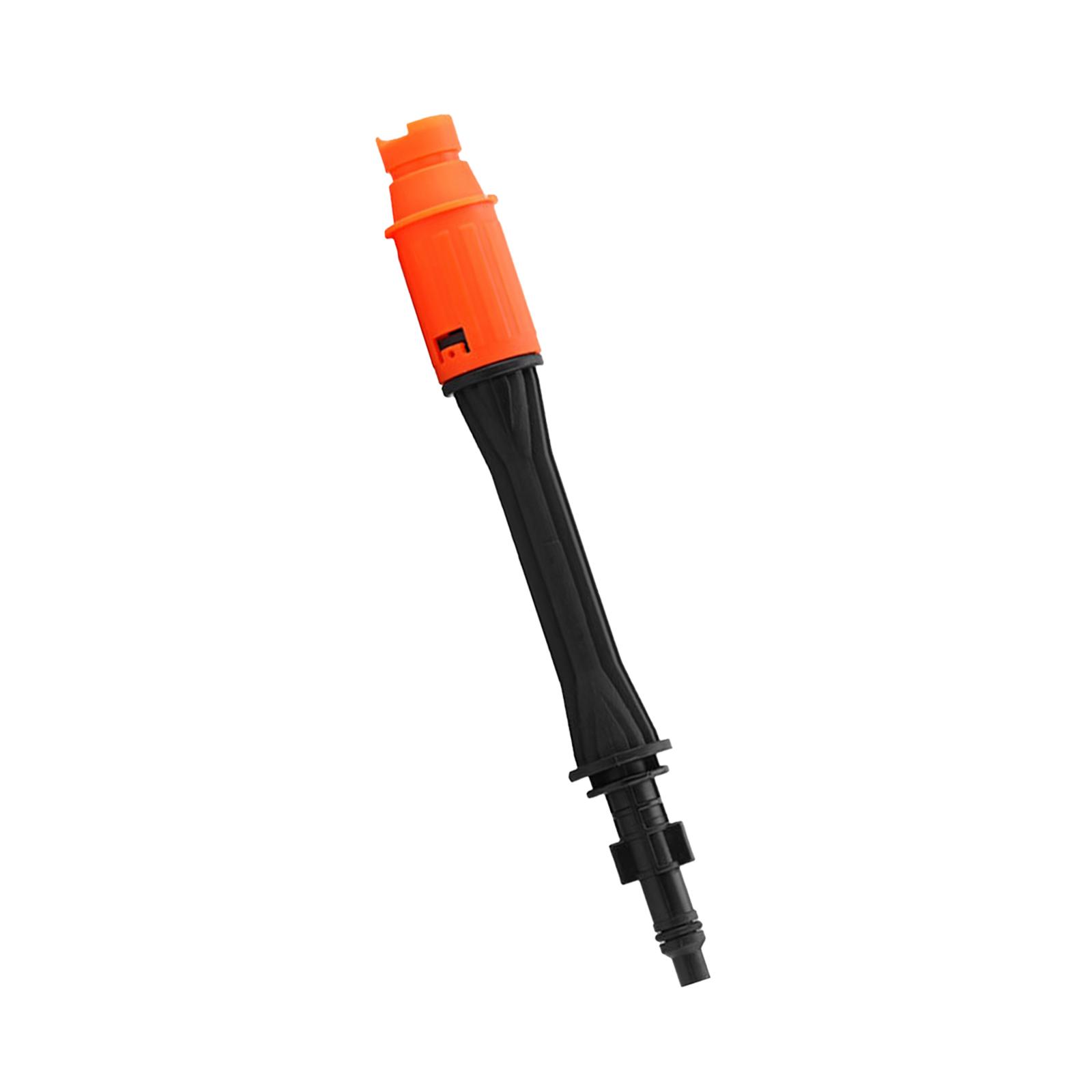 

Pressure Washer Wand Adjustable Spraying Nozzle Quick Connect Replacement Lance Nozzle for Window Gutter Sidewalk Garden оранжевый