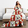 Snoopys Woodstock Blanket Cartoon Fleece Throw Blanket Summer Air Conditioning Personalised Soft Warm Bedsprea,