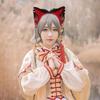 Cat Ear Headband with Colorful Ear Jewelry Sweet Girls Cosplay Beast Ears Fursuit Masquerade Halloween Cosplay Party