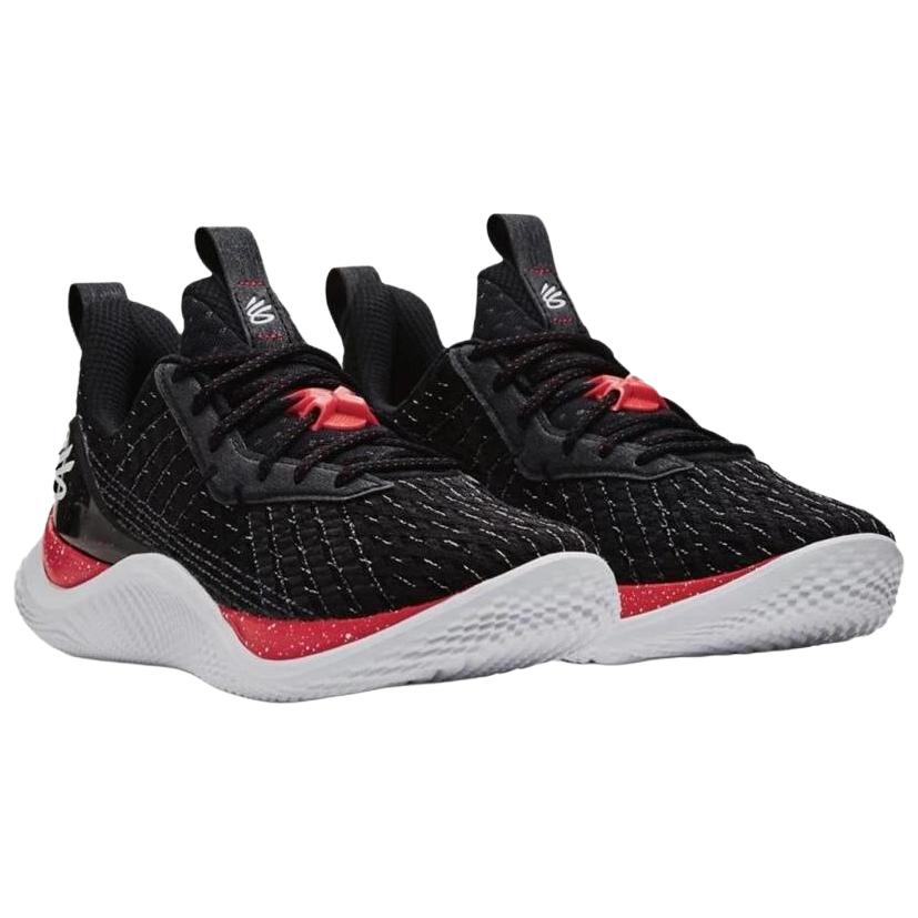 Under Armour Curry Flow 10 Comfortable Versatile Non-Slip Durable Mid-Top Basketball Shoes Men Sneakers Black 3027051-002