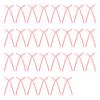 30 Pcs Bow Cake Topper Ribbon Bow Cupcake Toppers Birthday Party Bowknots Decoration for Bridal Wedding Party Supplies