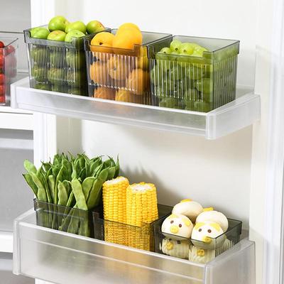 Refrigerator Side Door Fresh-Keeping and Freezer Storage Box