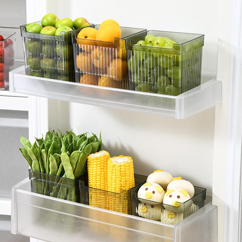 Refrigerator Side Door Fresh-Keeping and Freezer Storage Box