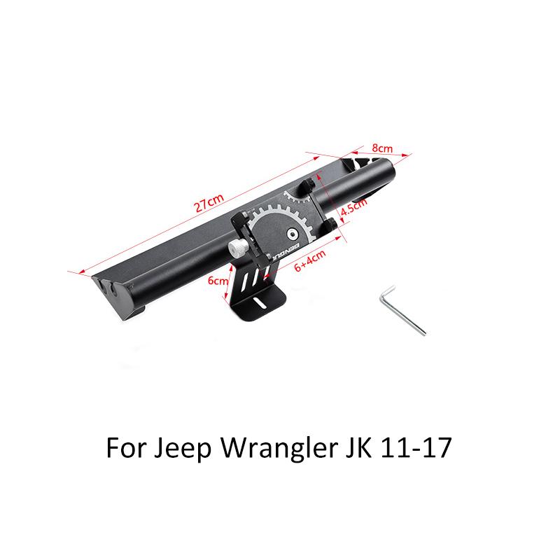 SHINEKA Center Console Phone Holder GPS Stand Support for Jeep Wrangler JK 2007 2008 2009 2010 2011-2017 Interior Accessories