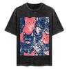Funny Cute Vintage Art Cats Kittens Tshirt Plus Size Loose Fit Tshirt