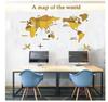 1Pc World Map Wall Stickers Acrylic Creative 3D TV backdrop Wallpaper Decoration Home Living Room Office Interior Decorative