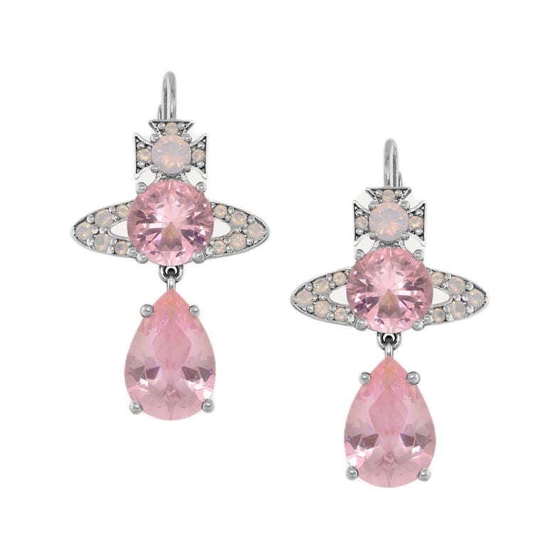 Vivienne Westwood Earrings Women's Milk Diamond Silver 6202015N-02P652