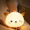 Silicone Deer Led Rgb Night Lamp