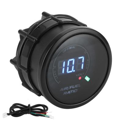 2in 2 In 1 12V Air Fuel Ratio Gauge Voltmeter LED Digital Display High Accuracy Universal for Car