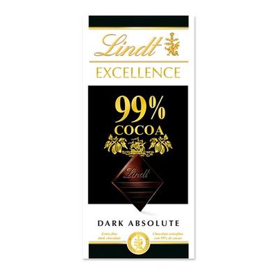 Lindt E X Cellence Chocolate Dark99% 50G