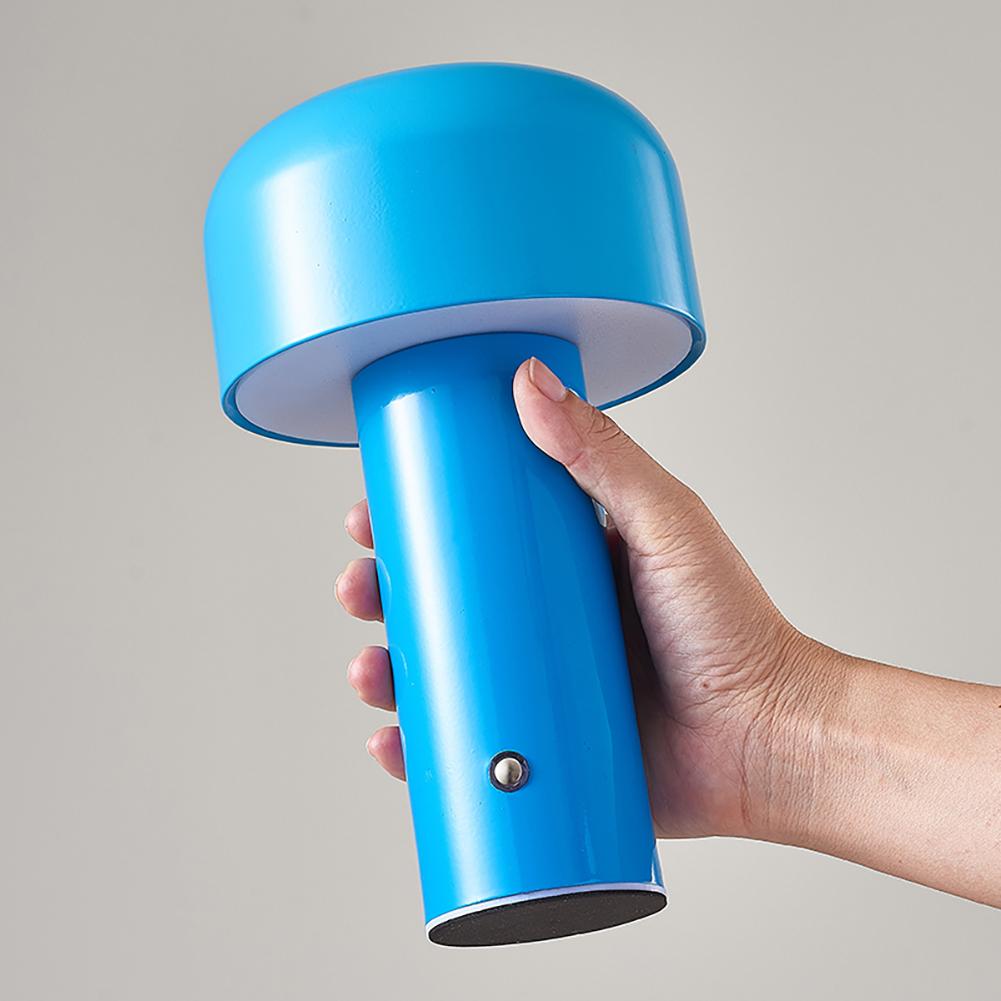 Mushroom Shaped Led Table Lamp Portable Dimmable Usb Rechargeable Bedroom Bedside Lamp Night Light