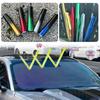 19.68in Wide Car Glass Solar Film Color Changing Film Waterproof Peel Paste Universal Insulation Film Privacy Window Car Home